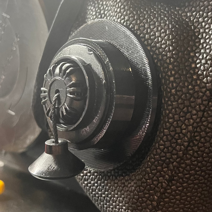Pull Dump Ring Installed Angled View