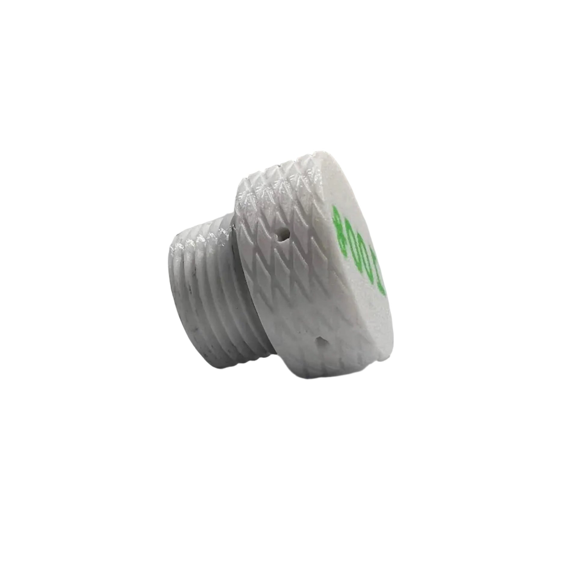 White Scuba DIN cap side profile