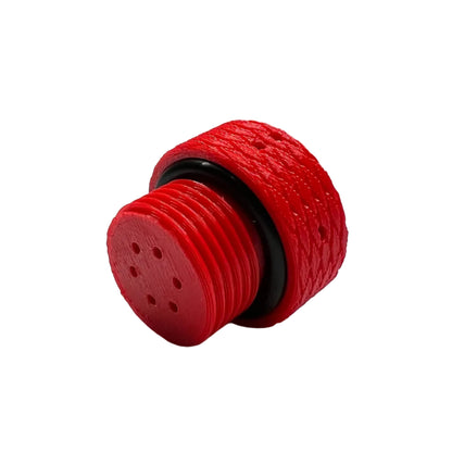 Red Scuba DIN Cap